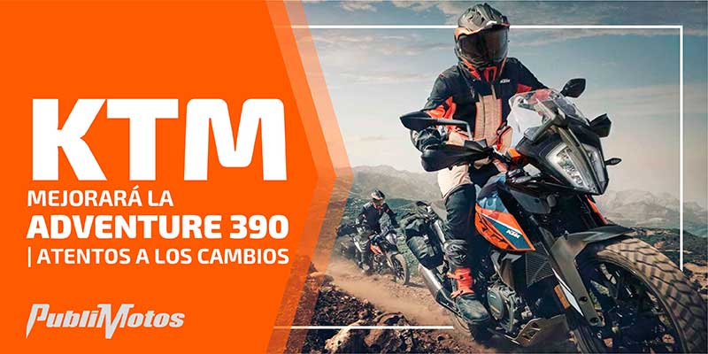 KTM mejorará la Adventure 390 | Atentos a los cambios