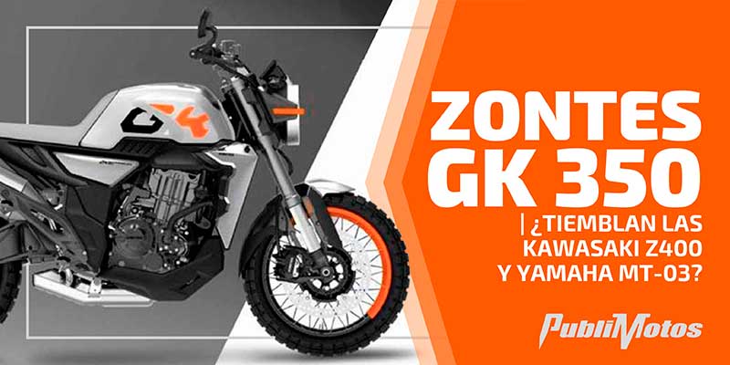 Zontes GK 350 | ¿Tiemblan las Kawasaki Z400 y Yamaha MT-03?