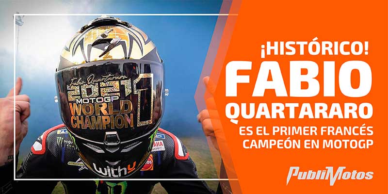 ¡Histórico! Fabio Quartararo es el primer francés campeón en MotoGP