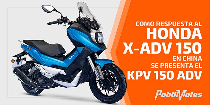 Como respuesta al Honda X-ADV 150 en China se presenta el KPV 150 ADV
