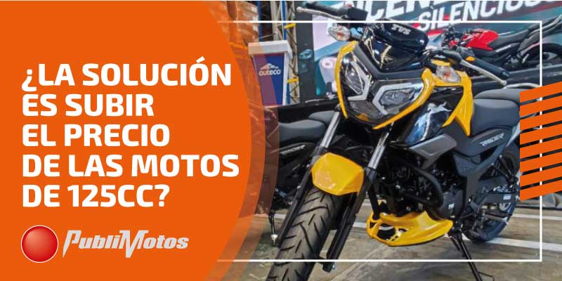 ¿La solución es subir el precio de las motos de 125cc?