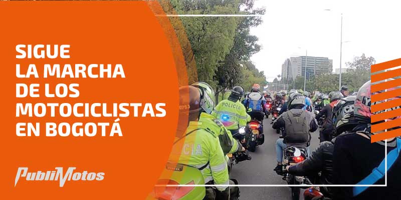 Asi transcurre la manifestacion motociclista del 07 de Julio 2022