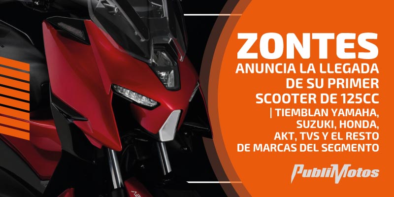 Zontes anuncia la llegada de su primer scooter de 125cc