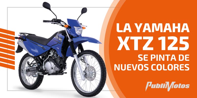 La Yamaha XTZ 125 se pinta de nuevos colores