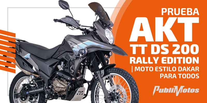 Prueba AKT TT DS 200 Rally Edition | Moto estilo Dakar para todos