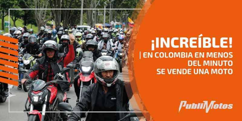 ¡Increíble! en Colombia en menos de un minuto se vende una motocicleta nueva
